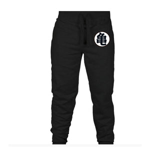 Casual Funny Print Dragon Ball Goku Mens Pants Cotton Autumn Winter Gray Men Joggers Sweatpants