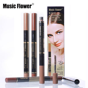 Eye brow Makeup Set Eyeliner+Eyebrow Powder+Eyebrow Brush Long-lasting Waterproof Quick Dry Comestic Tools