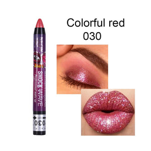 KISS SUSY 36 color eye shadow pencil stick lip pencil 2 in 1 is not easy to smudge