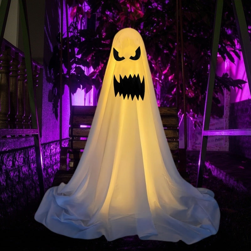 Glow-in-the-Dark Halloween Ghost Decor Large Outdoor Scary Decoration