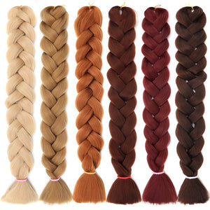 African Chemical Fiber Wig Large Braid Jumbo Braid Hair Dirty Braid High Temperature Yakis Braid