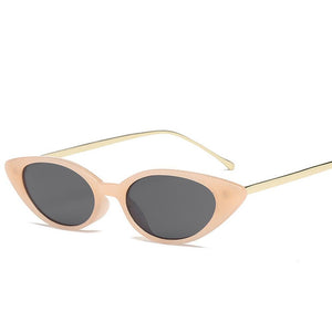 High Quality Women's Fashion Narrow Cat Eye Sunglasses UV400 Fashion Eye Wear narrow sunglasses for  women's fashion Products