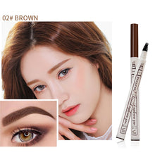 Load image into Gallery viewer, Smudge- proof 3 Colors Microblading Eyebrow Tattoo Pen Fine Sketch Liquid, Eyebrow
