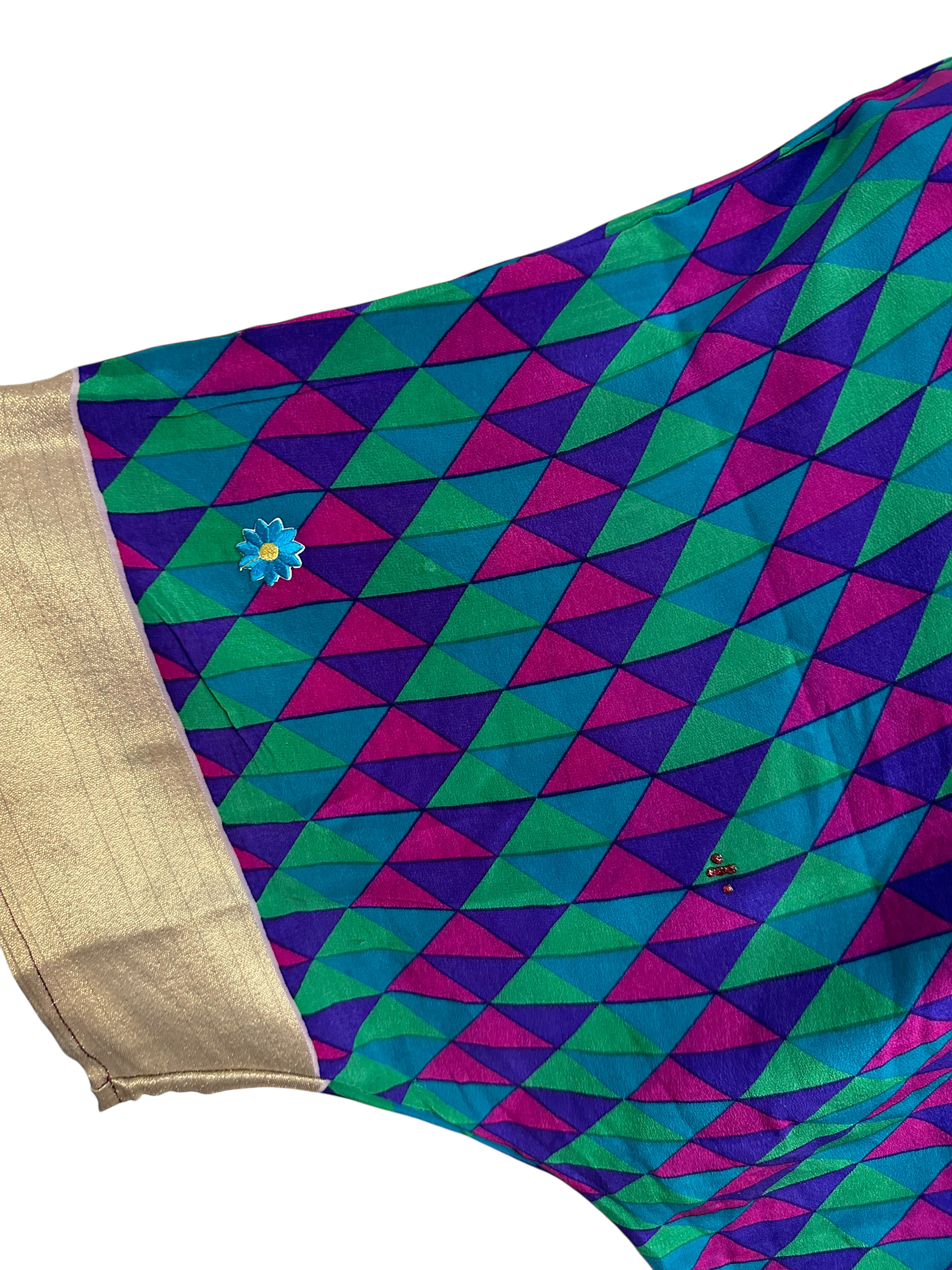 FINAL SALE PRC4276 Avatar Pure Silk Long Tunic with Side Ties