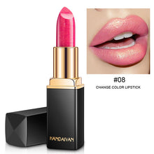 Load image into Gallery viewer, HANDAIYAN Shiny Metallic Lipstick Pearlescent Color Change Warm Lipstick Gold lipstick
