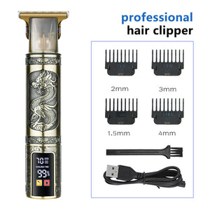 T9 Hairdresser With LCD Display Electric Hair Clipper Household Large Screen Digital Display Electric Hair Clipper Carving Oil Head Shaver Hair Clipper