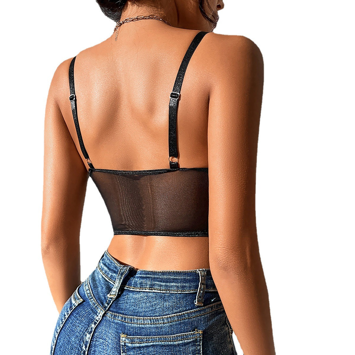 Sexy Lace Fashion Street Style Top Crossover Corset