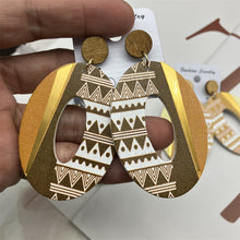 Load image into Gallery viewer, Jewelry Vintage Indian Jewelry Ancient Wood Earrings Fashion

