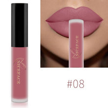 Load image into Gallery viewer, NICEFACE Lip Gloss 26 Colors Nude Matte Liquid Lipstick Mate Waterproof Long Lasting Moisturizing Lipgloss Lip Makeup Cosmetics

