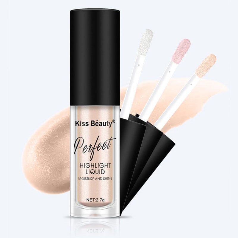 Makeup Highlighter Illuminator Contouring Makeup Face Brightener Concealer Liquid Highlighter Primer Bronzer Face Glow Cosmetics