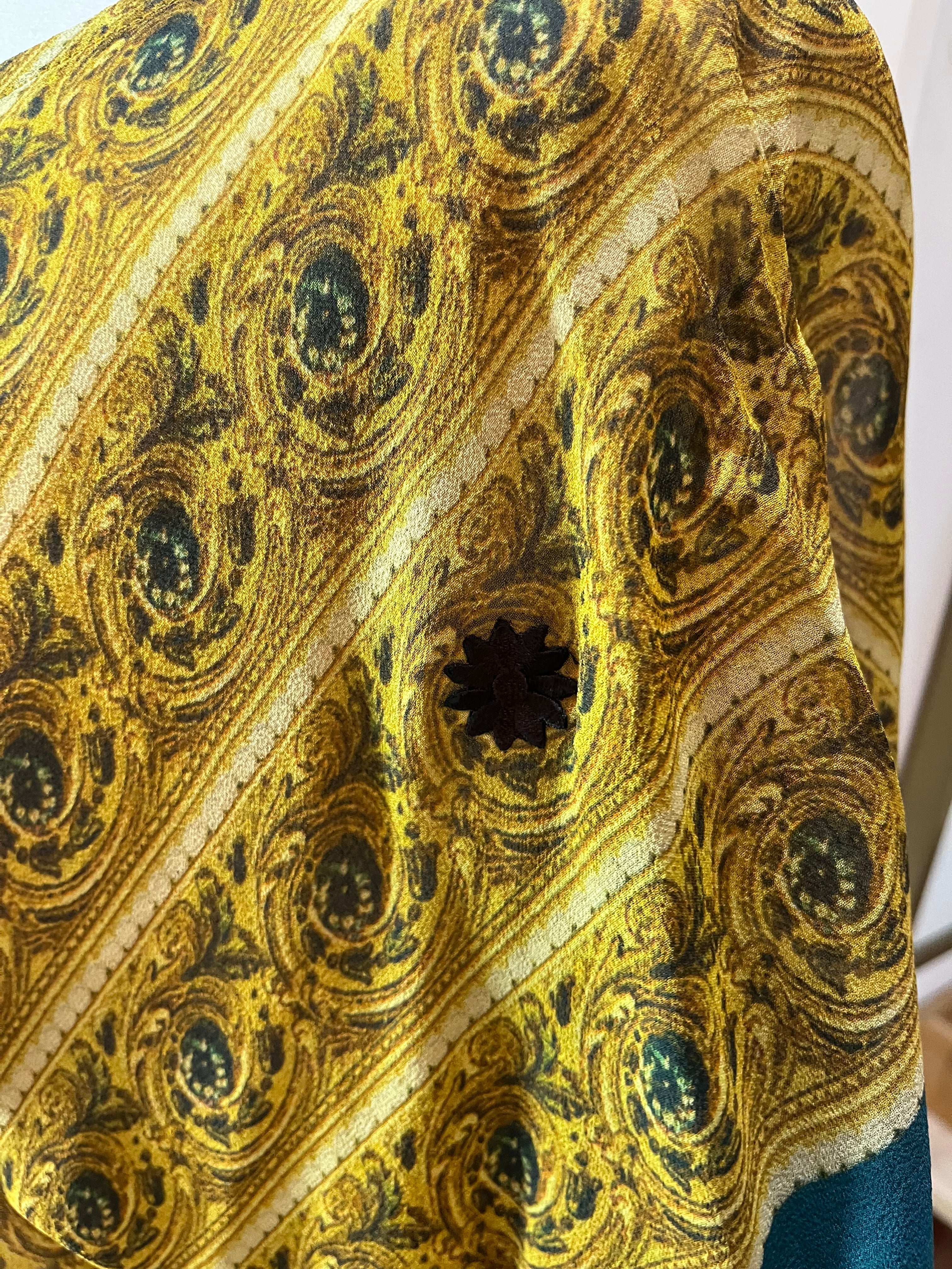 PRG6794 Sheer Avatar Pure Silk Boxy Top