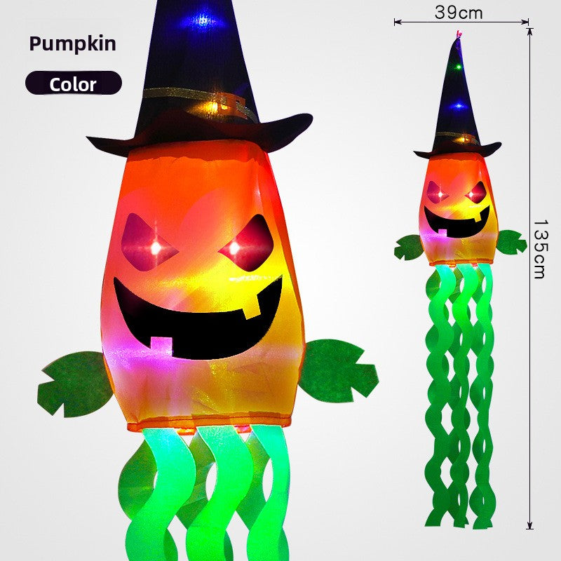 Halloween Lights Outdoor Multi-Color LED Pumpkin Lanterns Battery-Powered