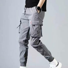Load image into Gallery viewer, Autumn Men Pants Hip Hop Harem Joggers Pants New Male Trousers Mens Solid Multi-pocket Cargo Pants Skinny Fit Sweatpants
