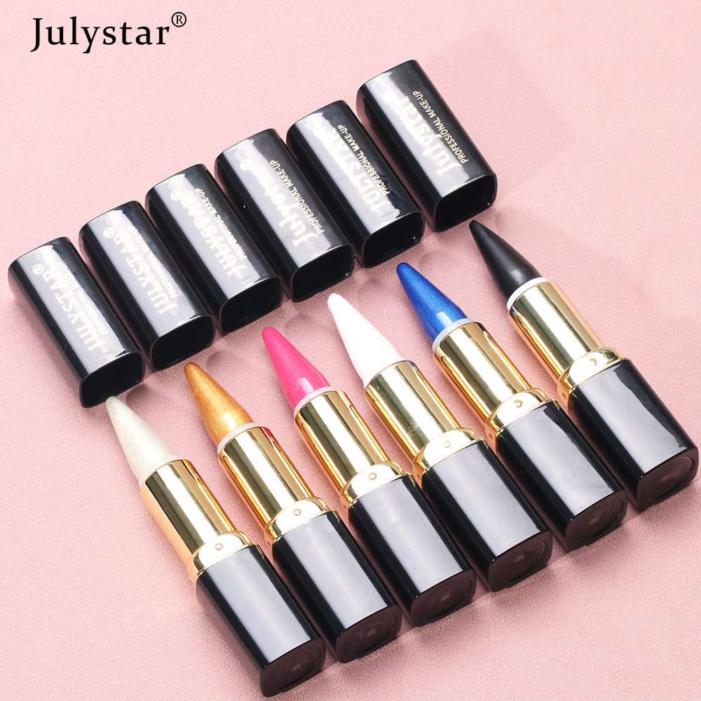 New Beauty Product Eyeliner Cream Suit Colorful Waterproof Cool Black Rich Eyeliner Cream Pen