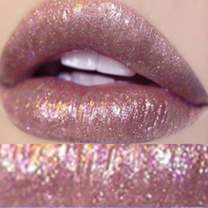 Makeup Diamond Shine Metallic Lipstick Charming Long Lasting Tattoo Liquid Glitter Powder Lipgloss Cosmetics