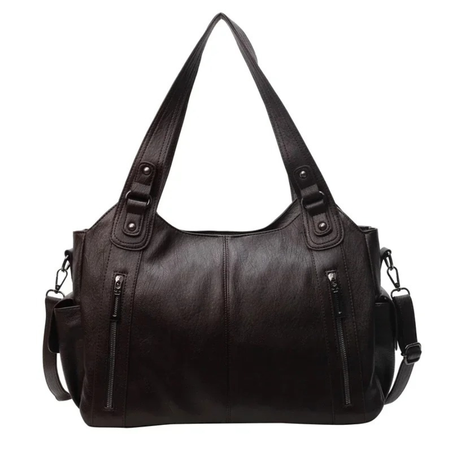 Women's Shoulder Bag Black Medium Faux Leather