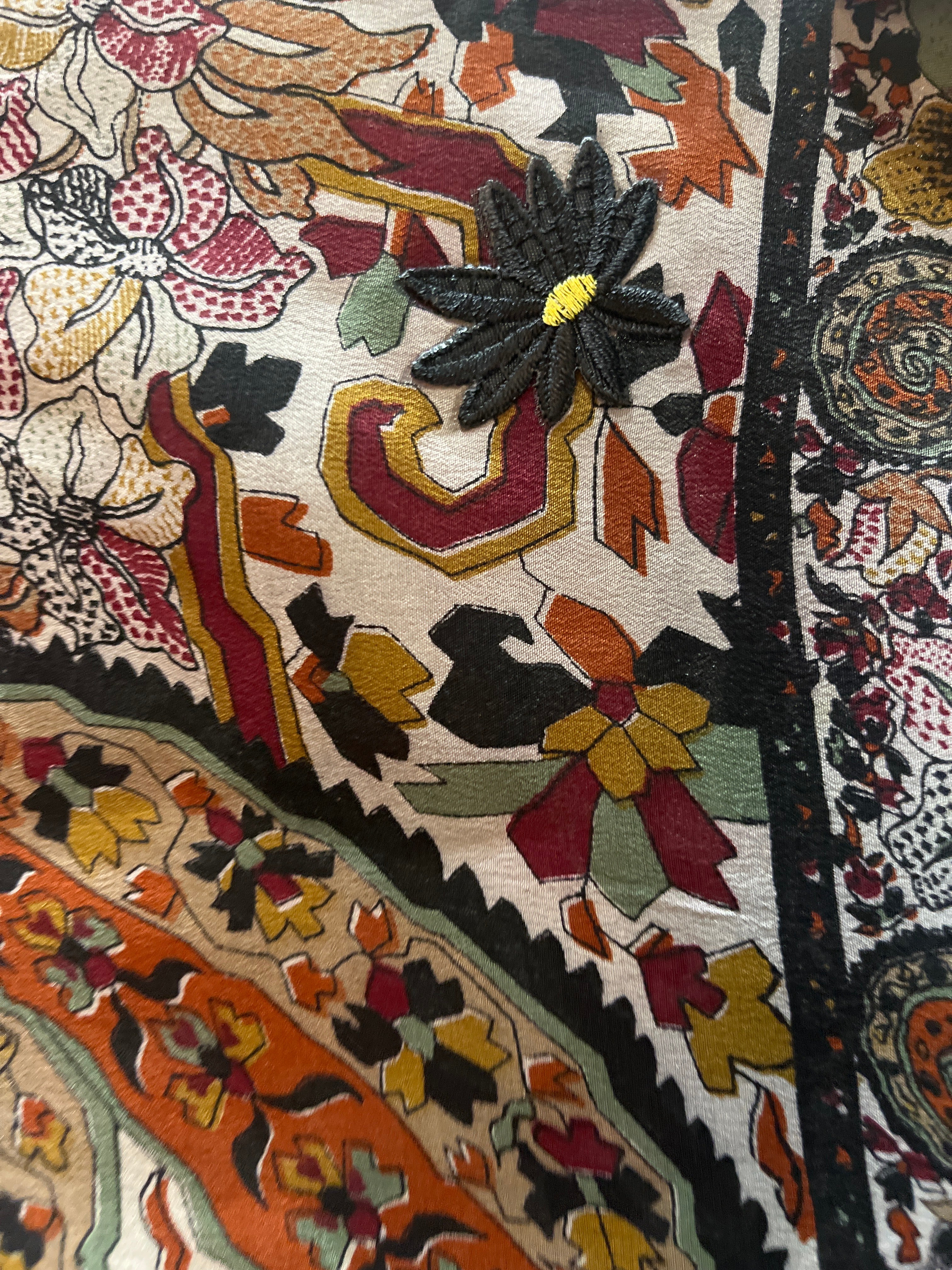 PRC7468 Avatar Pure Silk Boxy Top