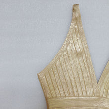 Load image into Gallery viewer, Summer Women's Fashion Hot Glue Pit Strip Bandage Dress
