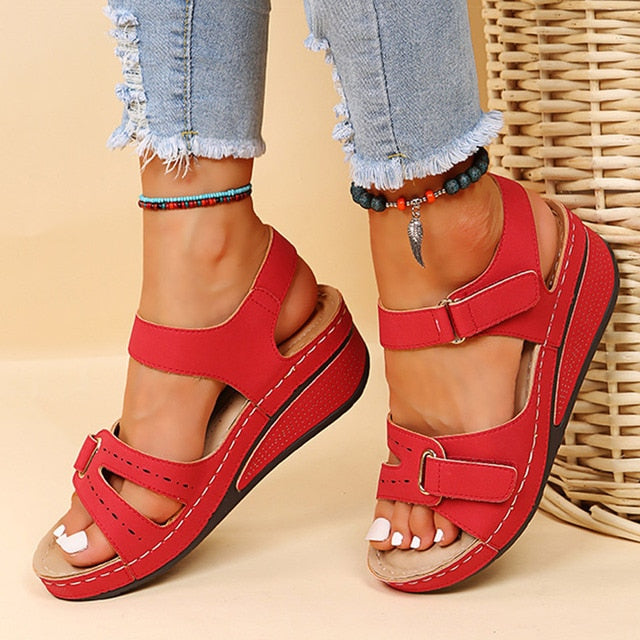 Summer Wedge Sandals for Women  New Fashion Non Slip Beach Shoes Woman Lightweight Casual Platform Sandalias Mujer Plus Size