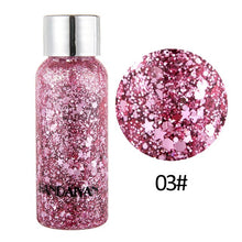Load image into Gallery viewer, 9 Colors Hot Festival Cosmetics Face Body Glitter Cream Sequins Shining Liquid Shimmer Glitter Body Makeup Fashion Party Make Up
