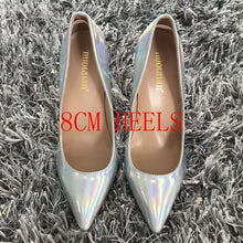 Load image into Gallery viewer, Brand Shoes Woman High Heels Women Shoes Shoes For Women Sexy High Heels 12cm/10cm/8cm Leather Wedding Shoes
