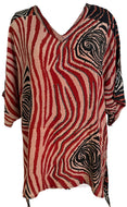 PRC6467 Avatar Pure Silk Long Tunic with Side Ties