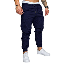 Load image into Gallery viewer, Autumn Men Pants Hip Hop Harem Joggers Pants New Male Trousers Mens Joggers Solid Multi-pocket Pants Sweatpants
