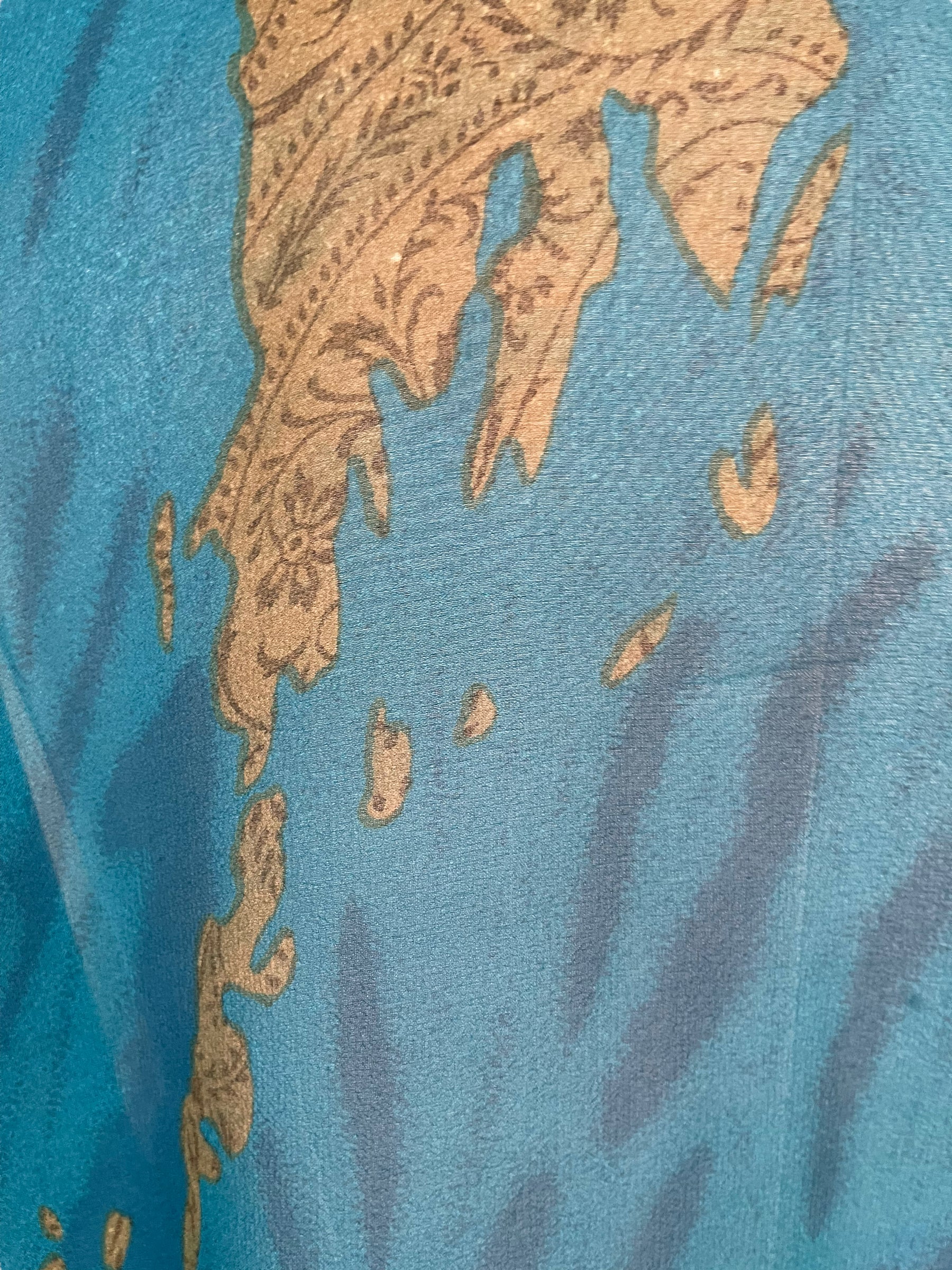 FINAL SALE PRG6132 Sheer Avatar Pure Silk Boxy Top