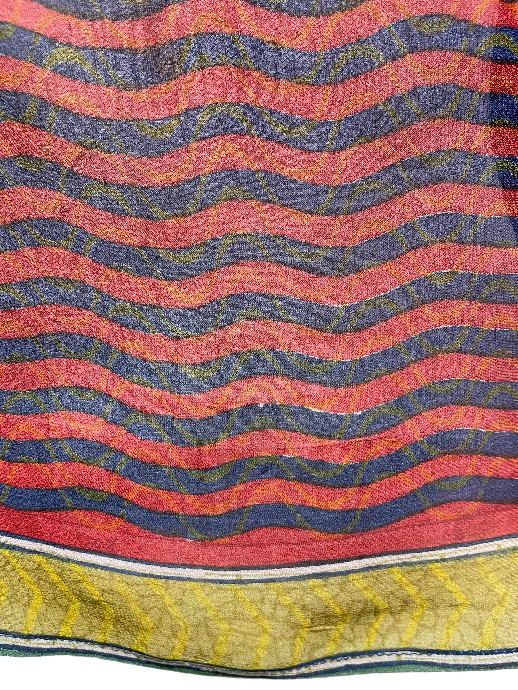 FINAL SALE PRG2360 Golden-Plumed Parakeet Sheer Avatar Pure Silk Boxy Top