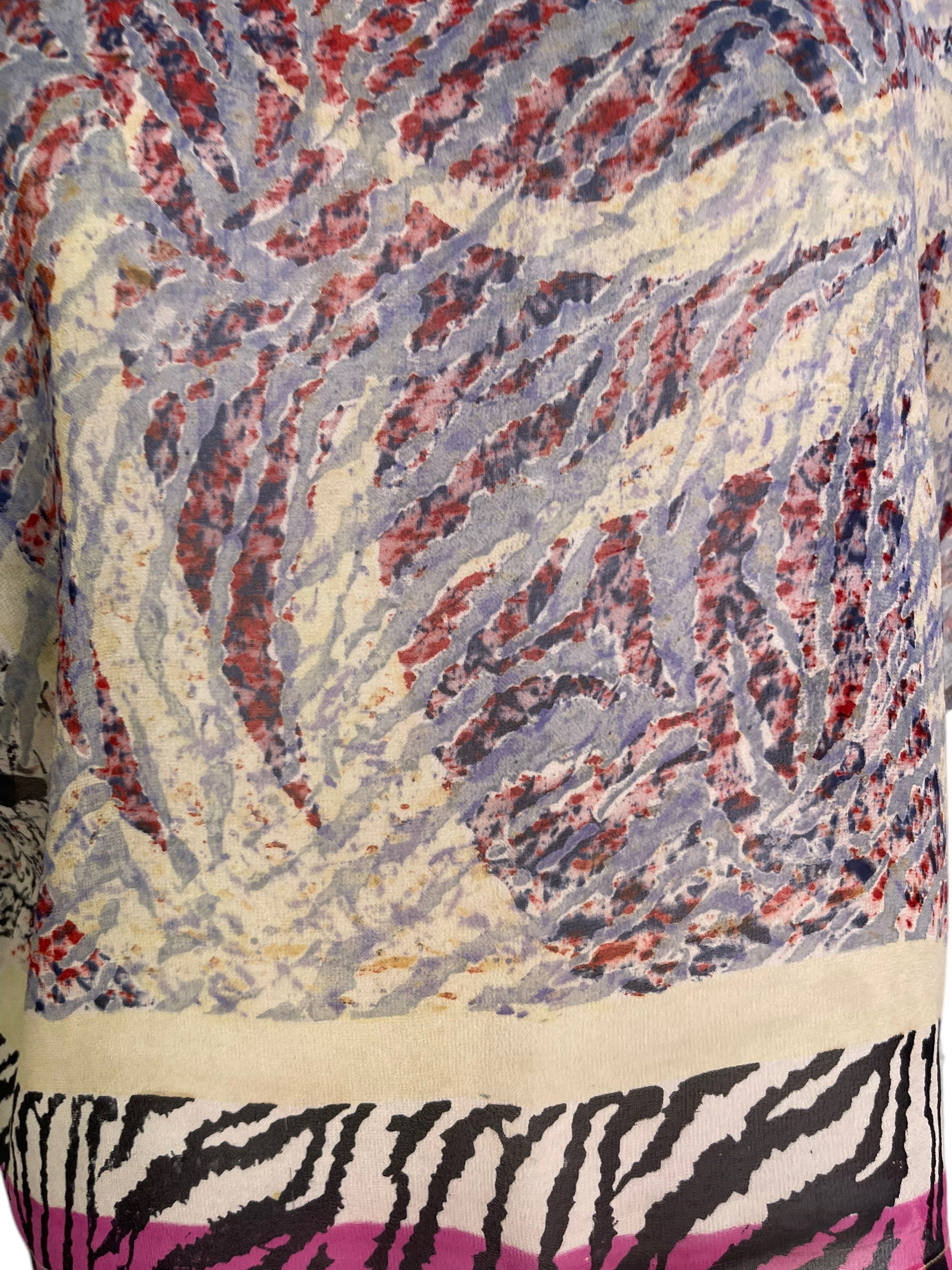 PRG6145 Sheer Avatar Pure Silk Boxy Top