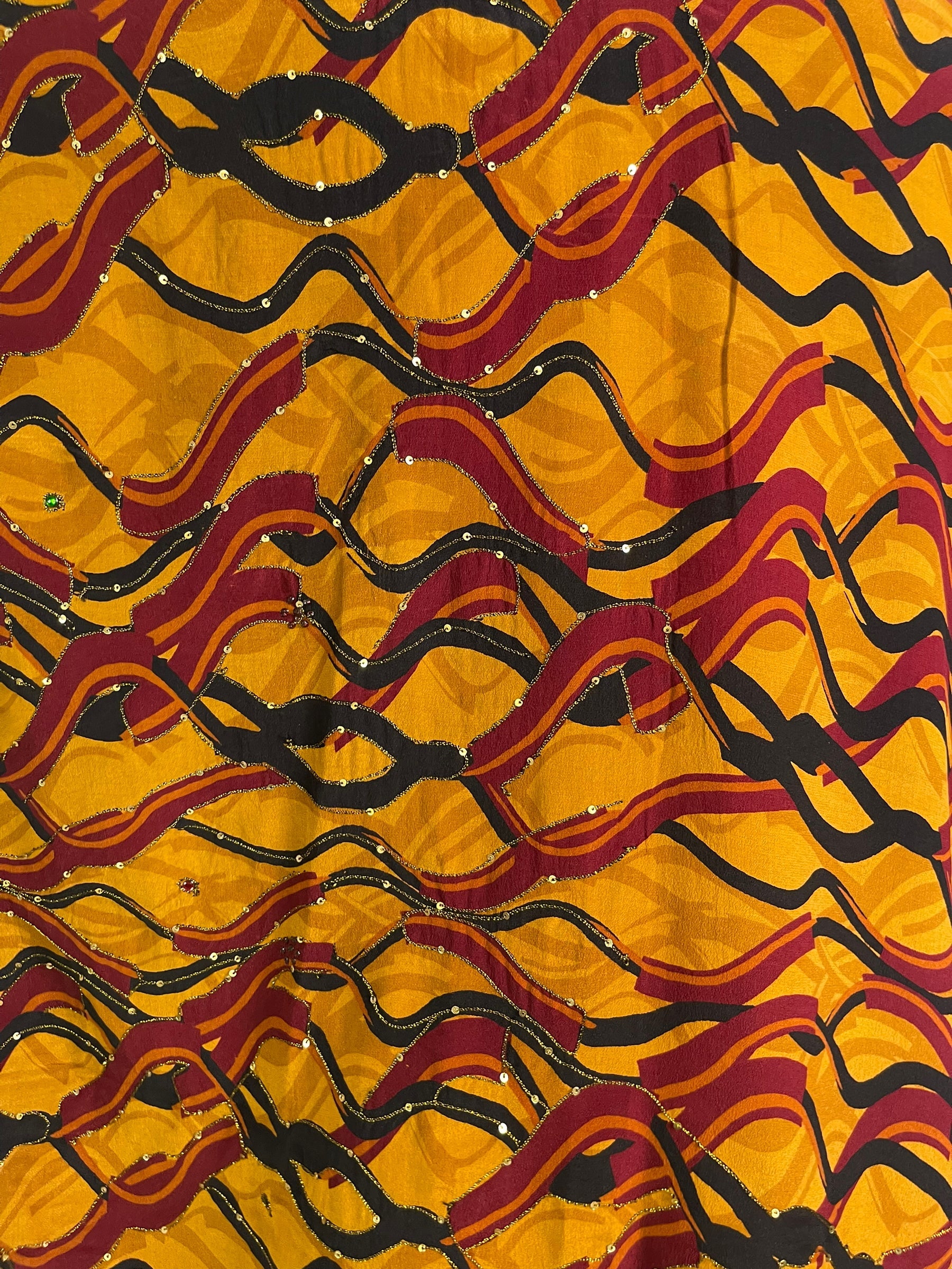 PRC6461 Avatar Pure Silk Long Tunic with Side Ties