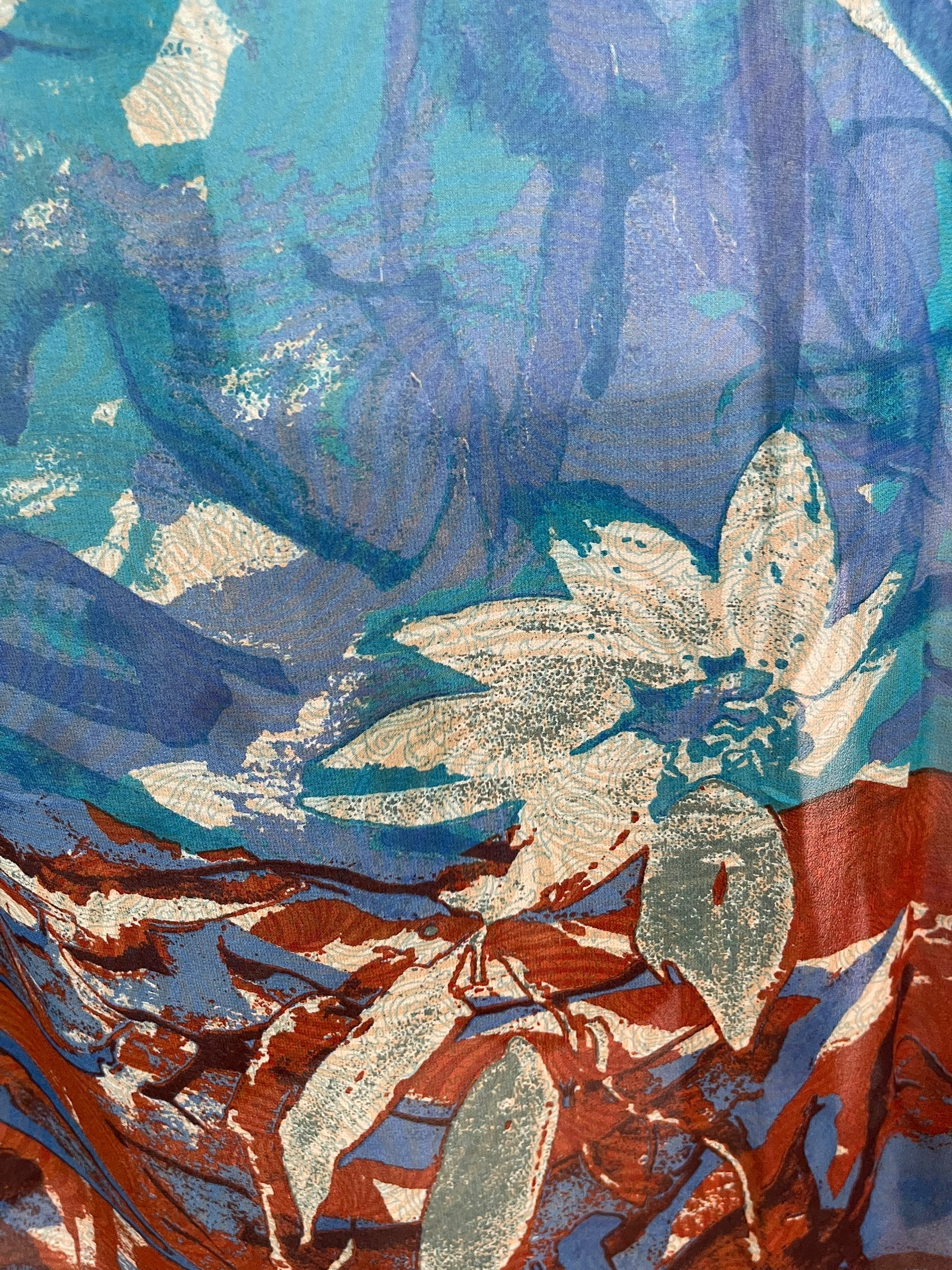 PRG6365 Sheer Avatar Pure Silk Maxi Kaftan