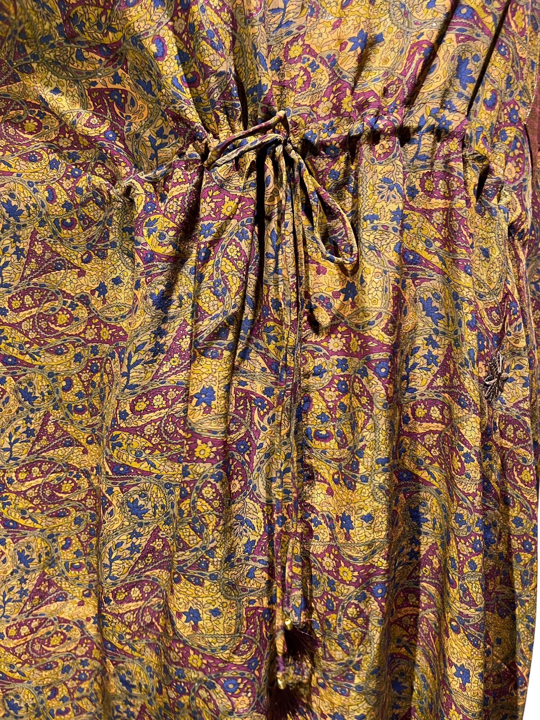 FINAL SALE PRC4605 Avatar Pure Silk Maxi Kaftan