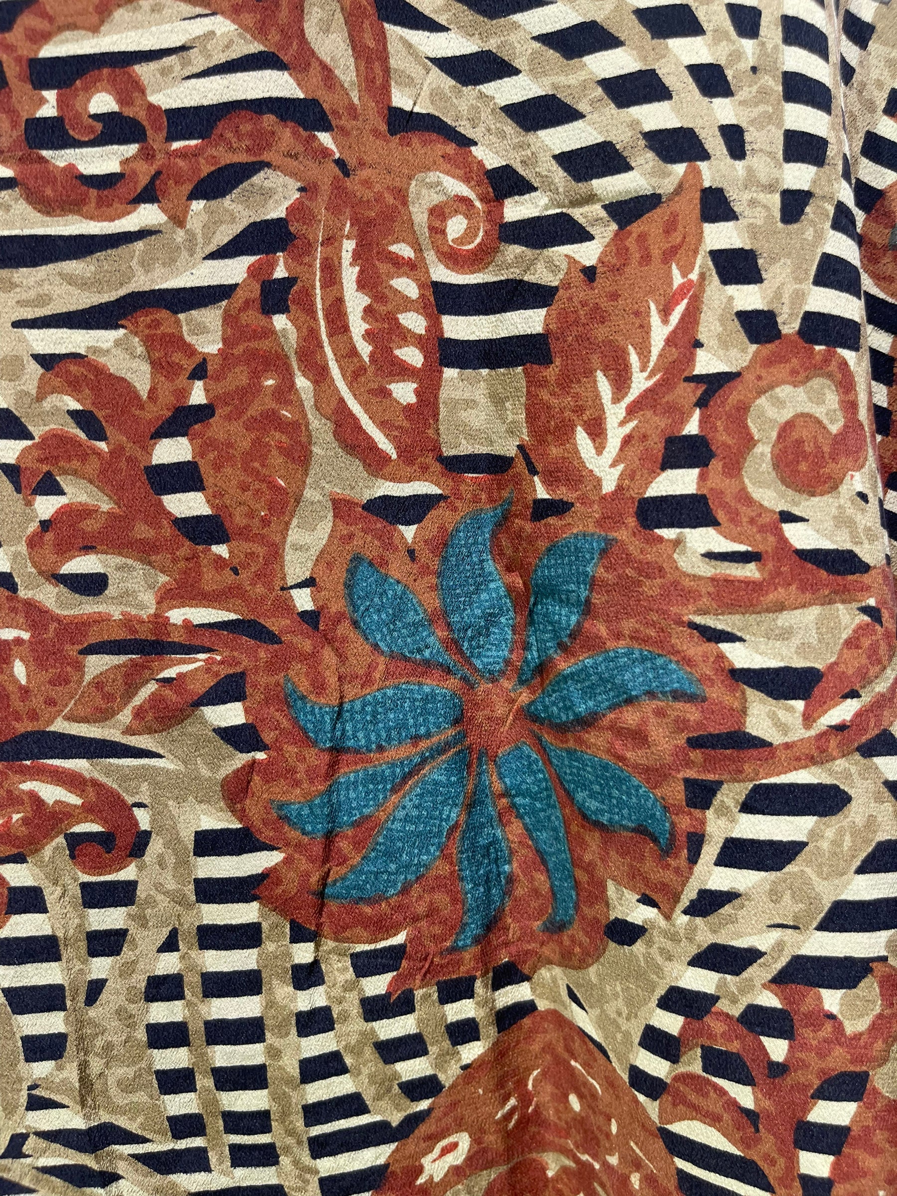 FINAL SALE PRC4634 Nirvana Pure Silk Side Slit Top