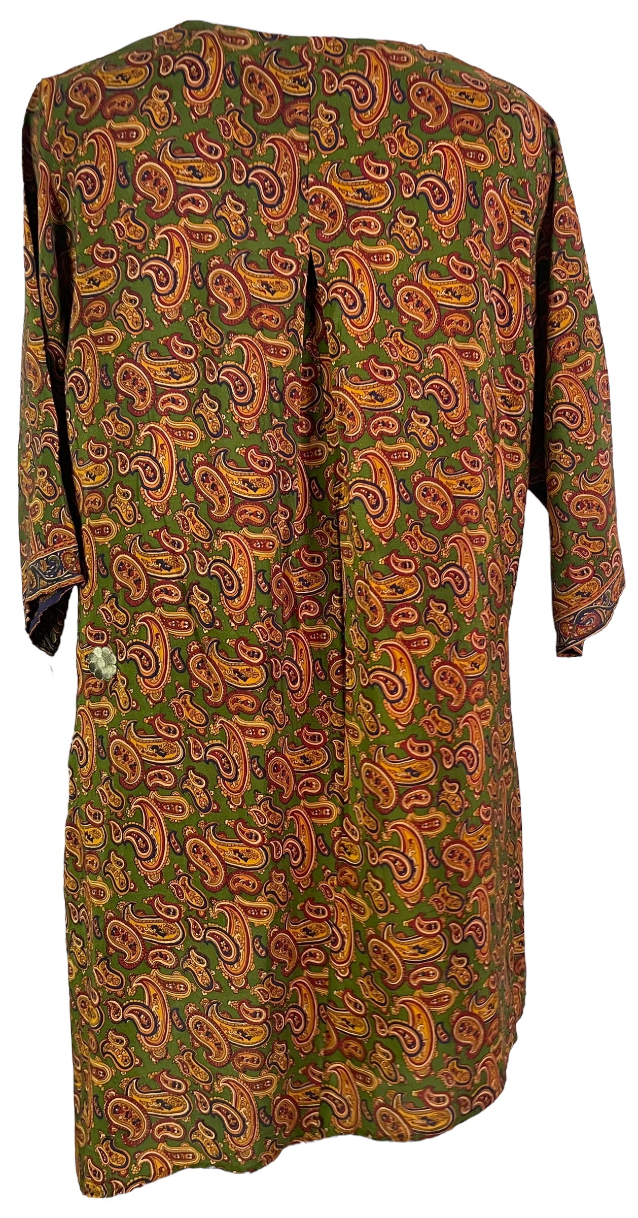 PRC6529 Avatar Pure Silk Self Pocket Tunic Dress