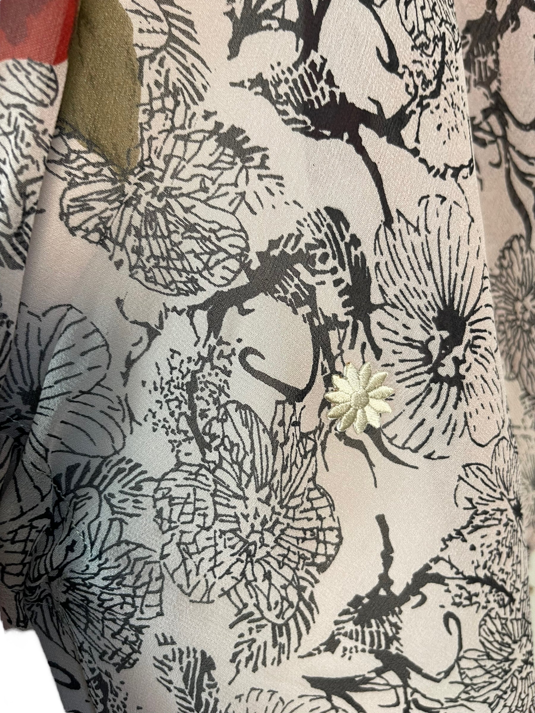 PRG6367 Sheer Avatar Pure Silk Maxi Kaftan