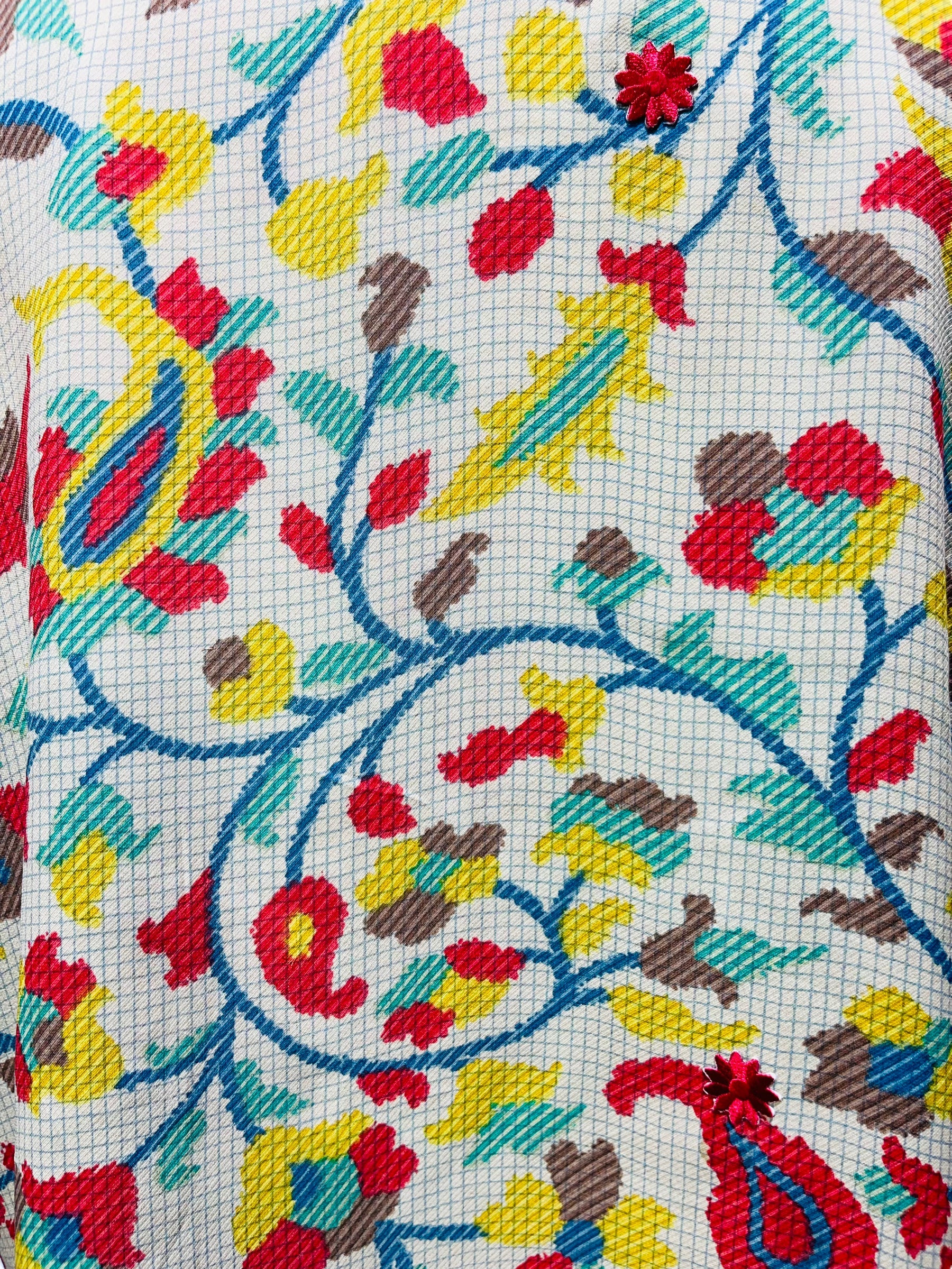 FINAL SALE PRC4288 Avatar Pure Silk Side Slit Top