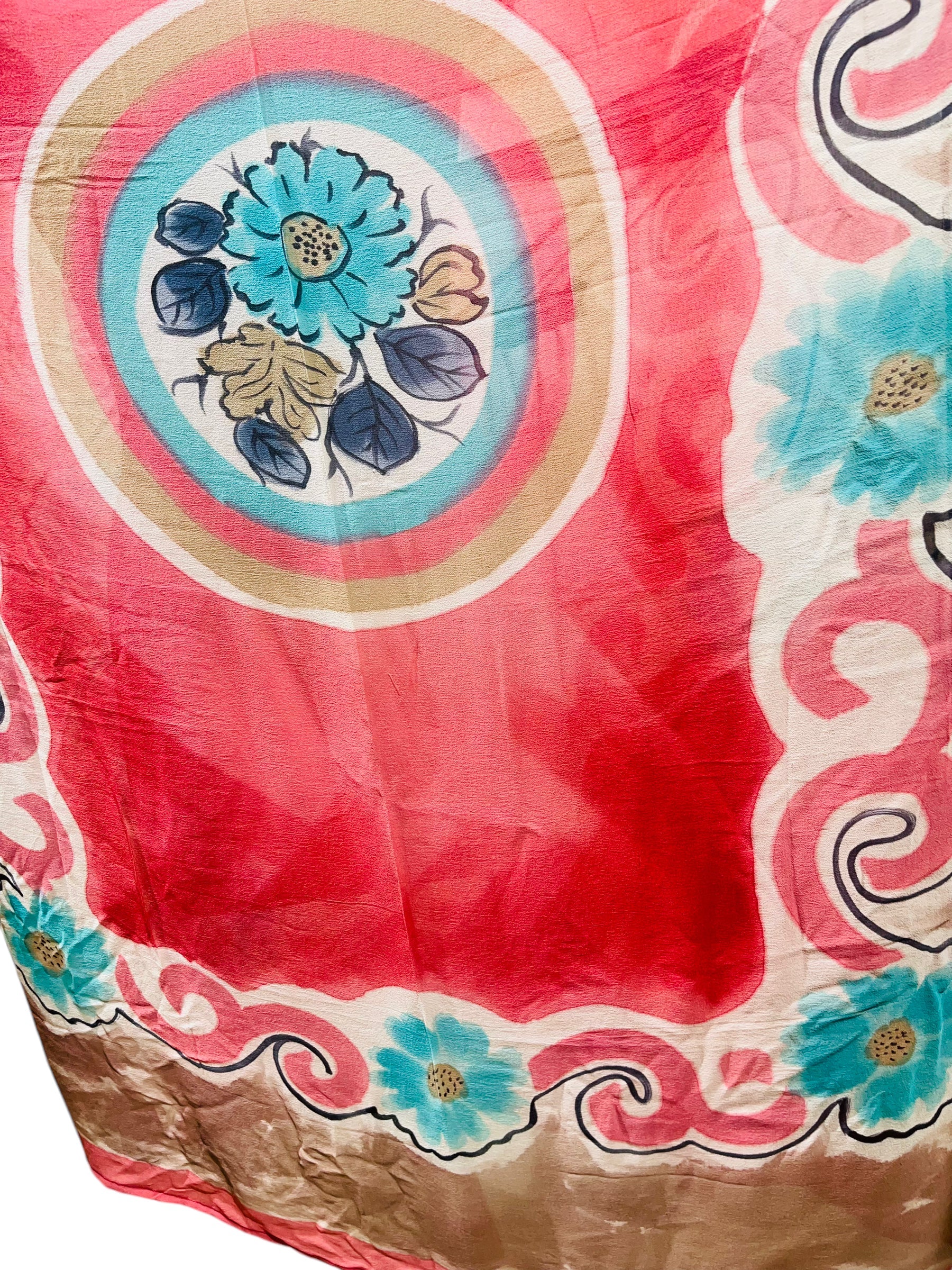 FINAL SALE PRG5670 Sheer Avatar Pure Silk Maxi Kaftan