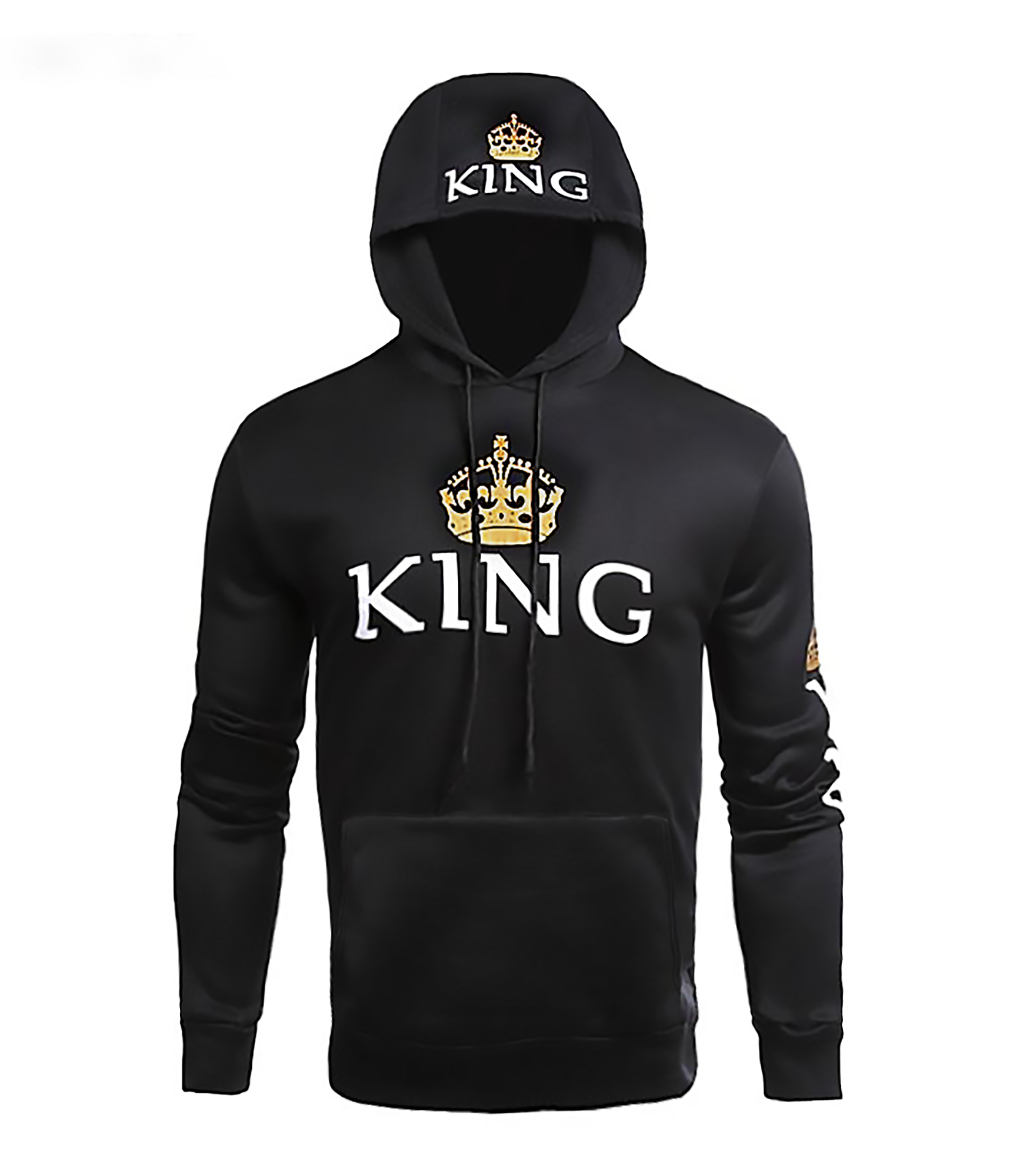 Queen King Print Hoodie