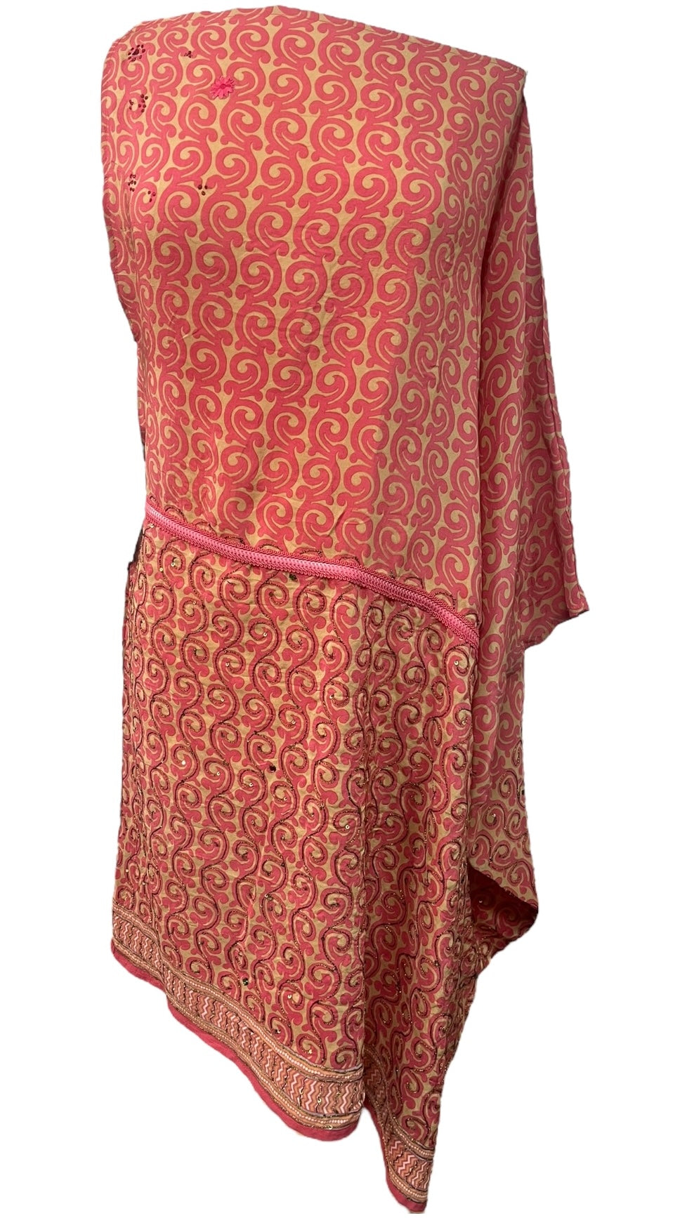 FINAL SALE PRC5892 Avatar Pure Silk One Shoulder Dress