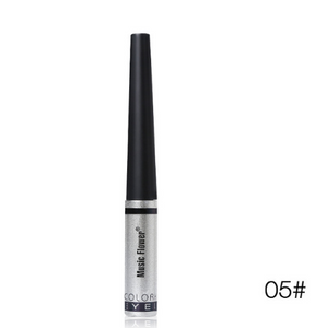 Music Flower Brand 6 Color Shimmer Liquid Eyeliner Pen Brightening Eyes Makeup Eye Liner Pencil Waterproof Quick Drying Eyelid