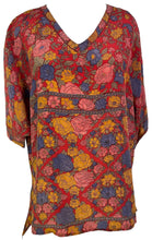 Load image into Gallery viewer, PRC7164 Avatar Pure Silk Long Tunic with Side Ties
