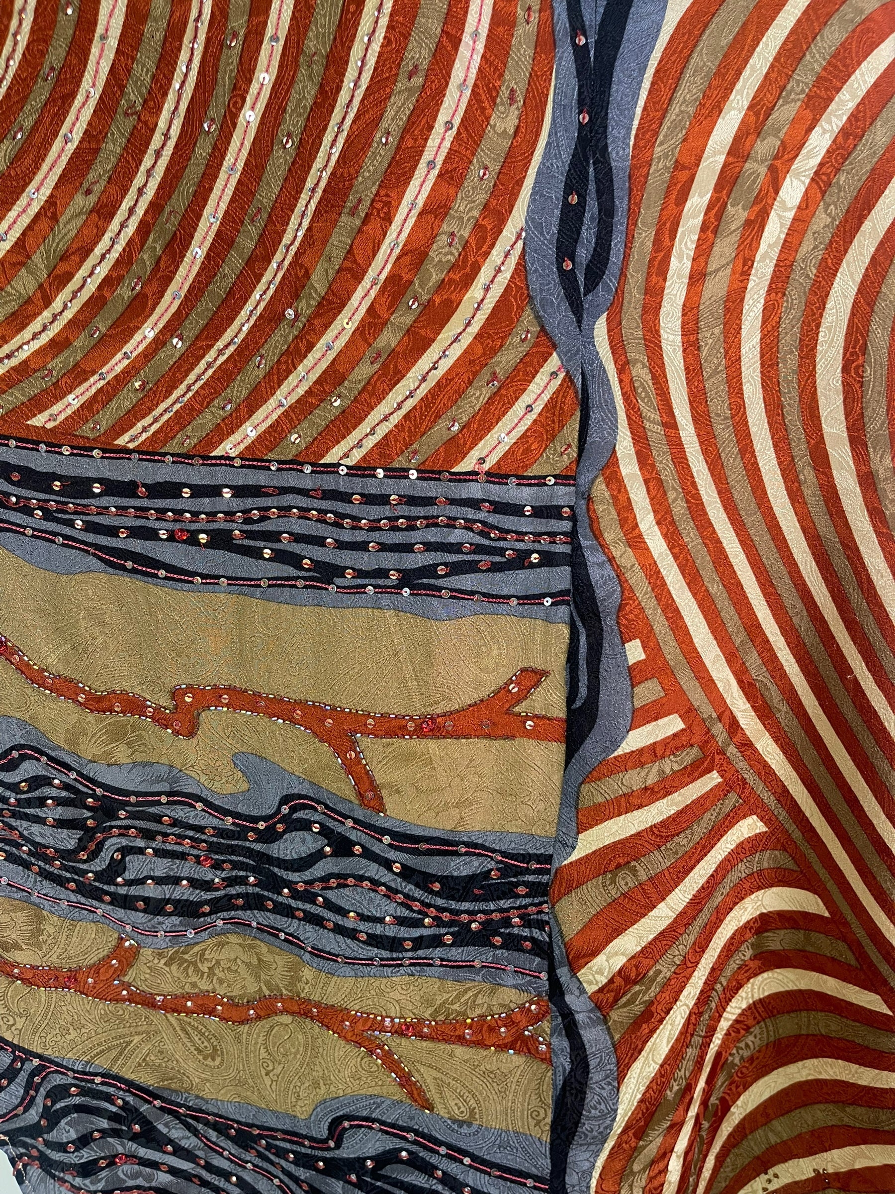 PRC6493 Avatar Pure Silk Waterfall Top