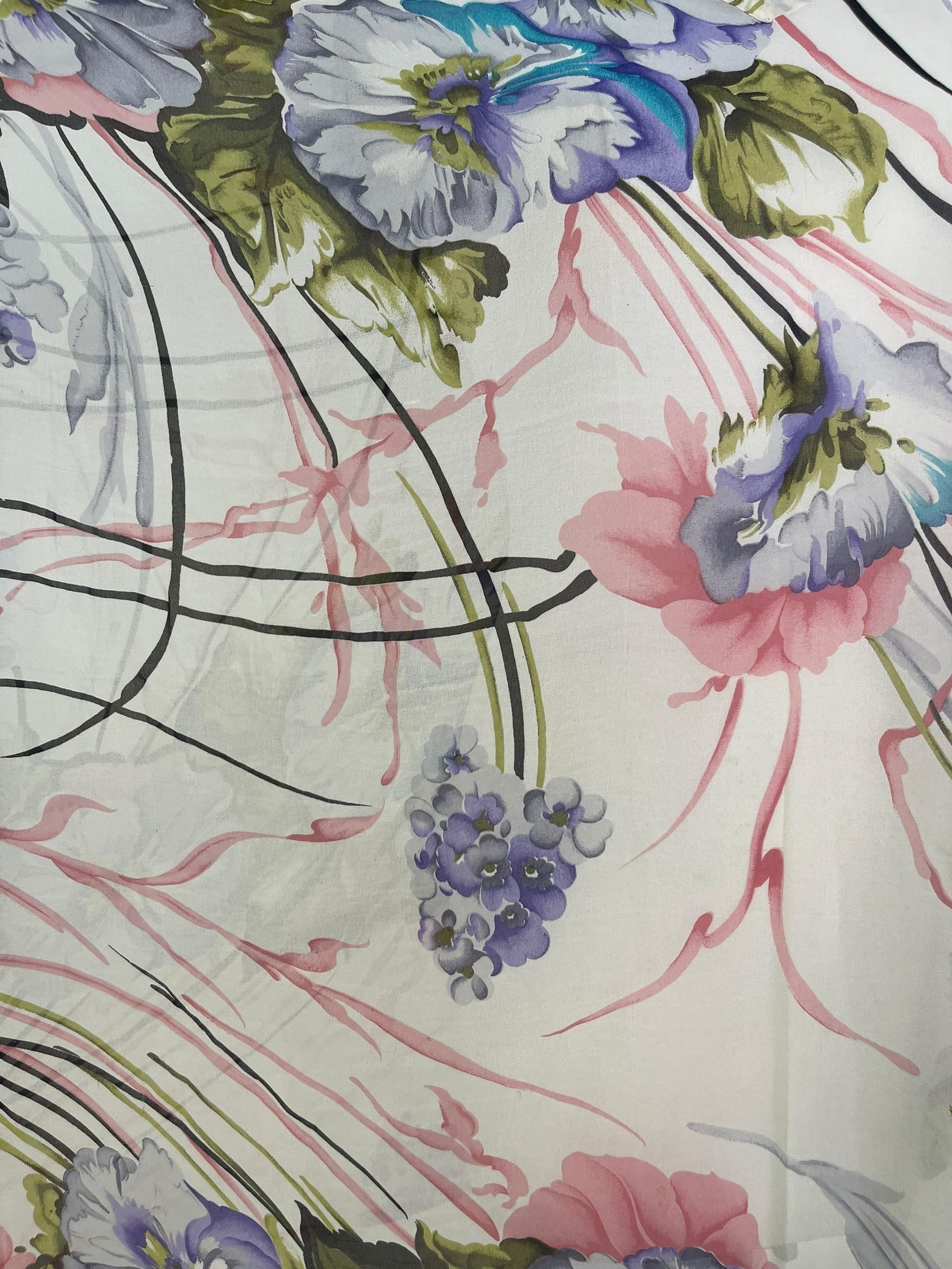 PRG6884 Sheer Avatar Pure Silk Short Kaftan Tunic without Slits