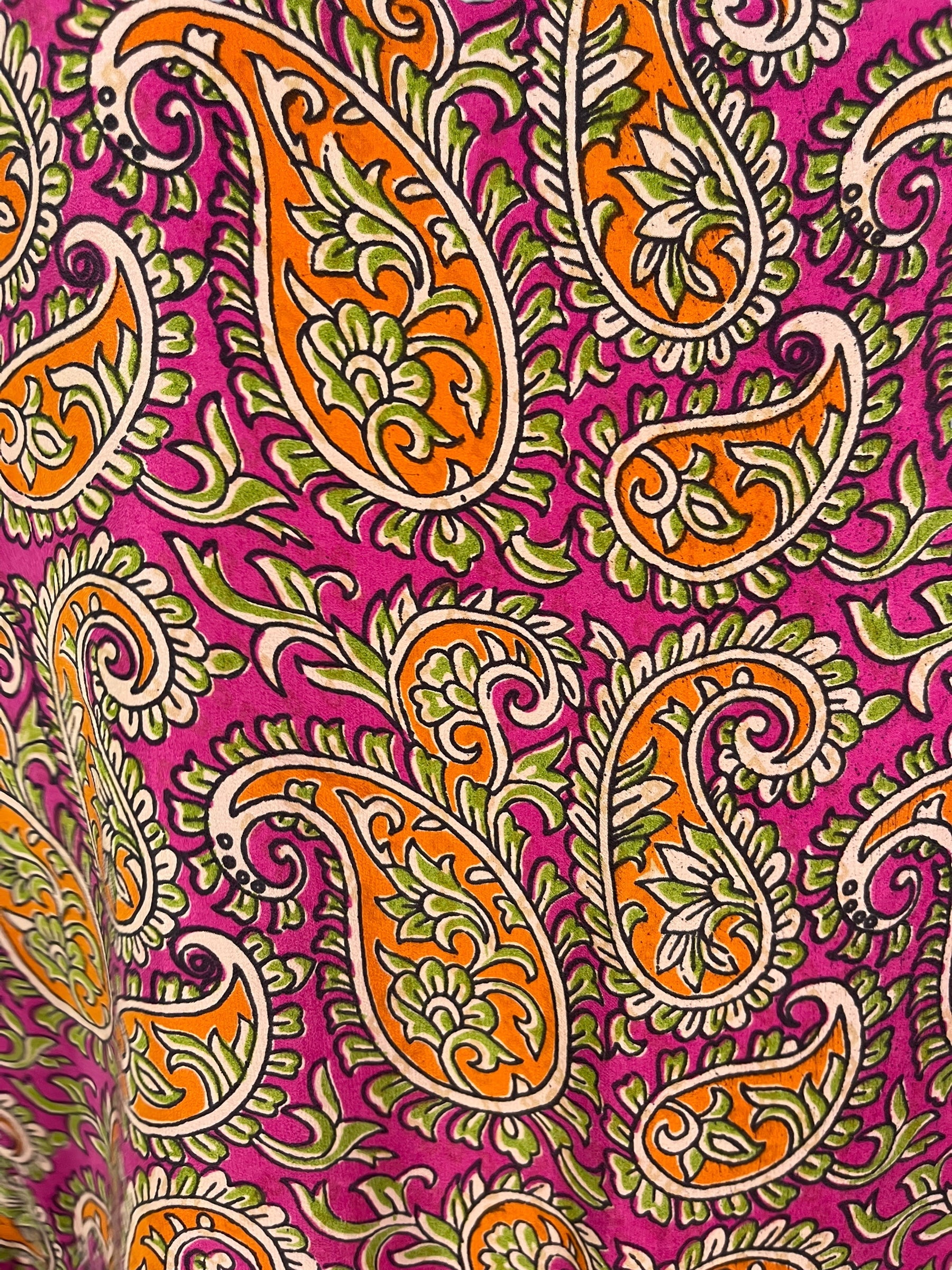 PRC6543 Avatar Pure Silk Self Pocket Tunic Dress