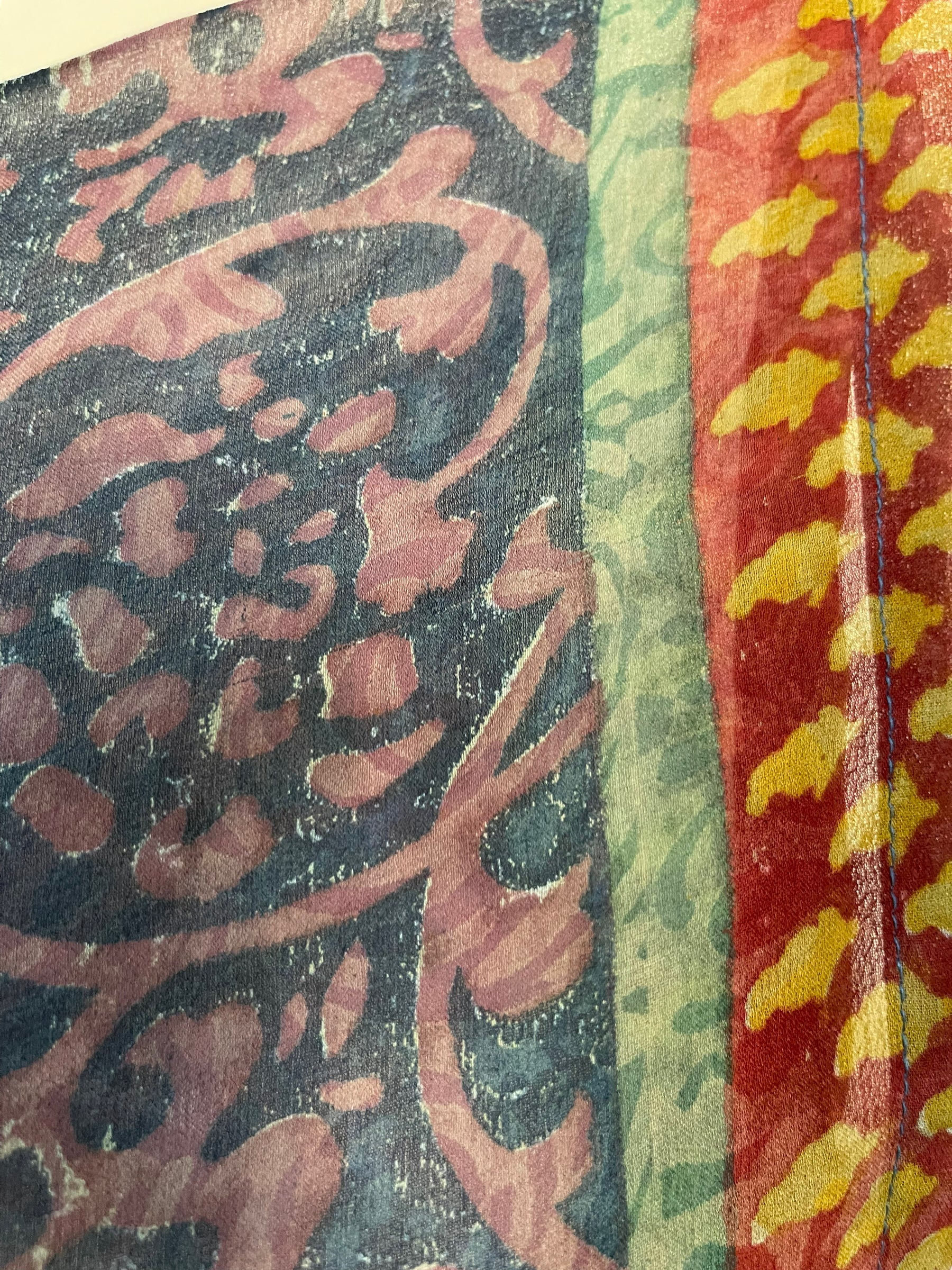 FINAL SALE PRG6256 Sheer Avatar Pure Silk Side Slit Top