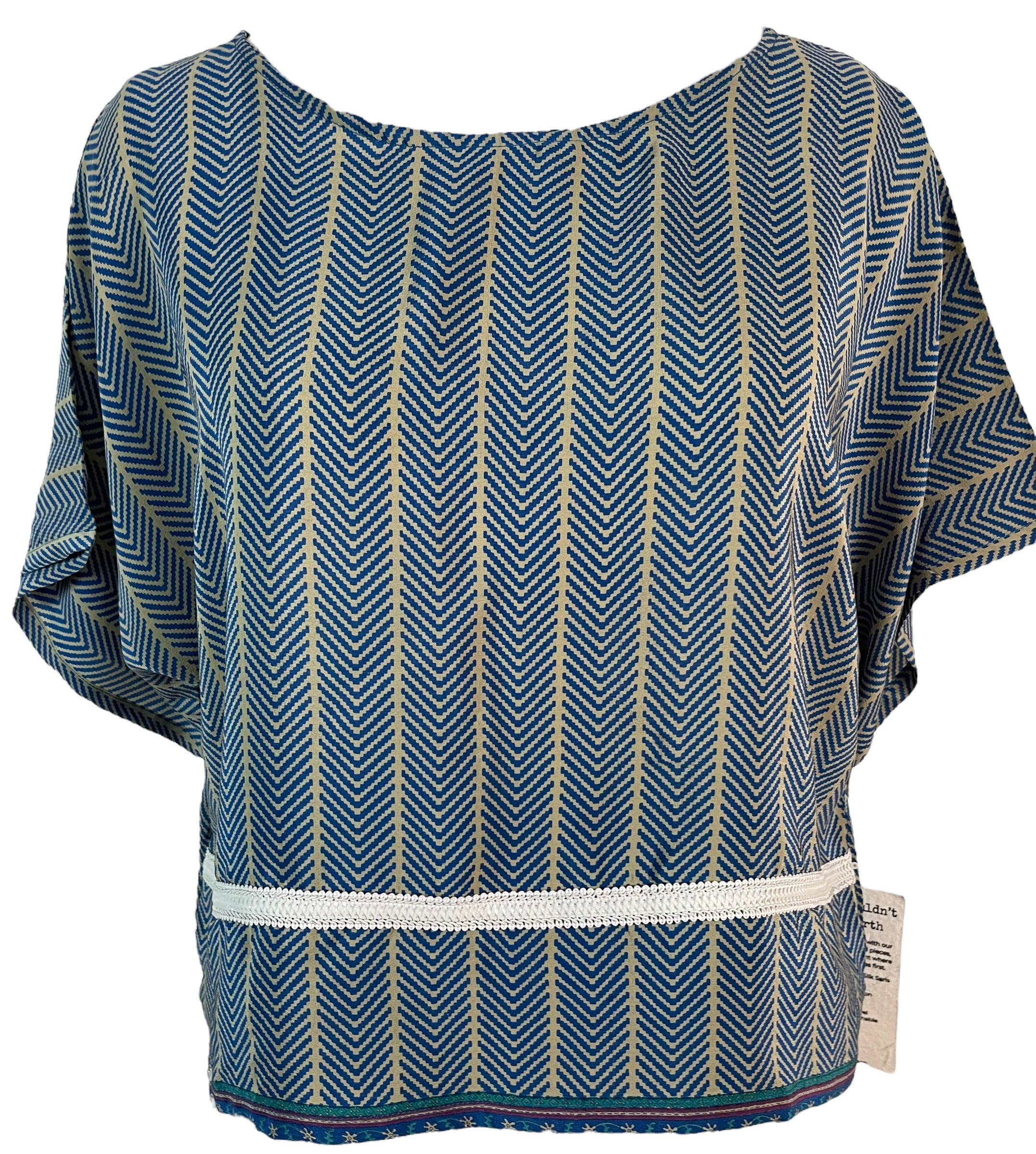 FINAL SALE PRC6056 Avatar Pure Silk Boxy Top