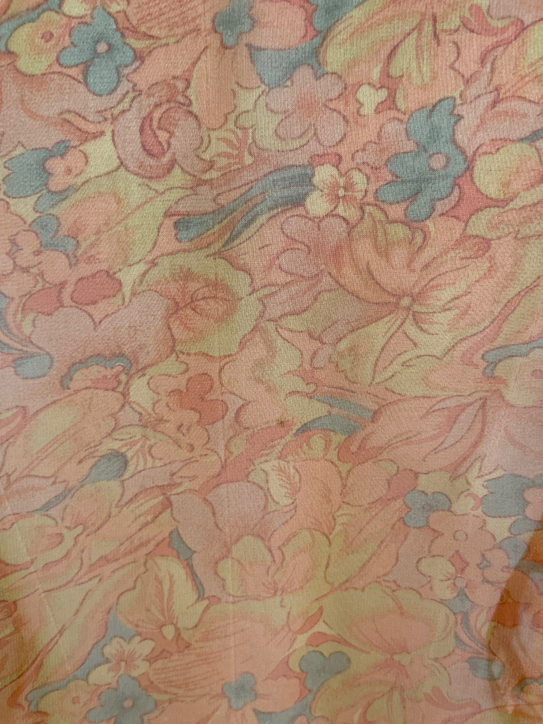 PRG6525 Sheer Avatar Pure Silk Side Slit Top