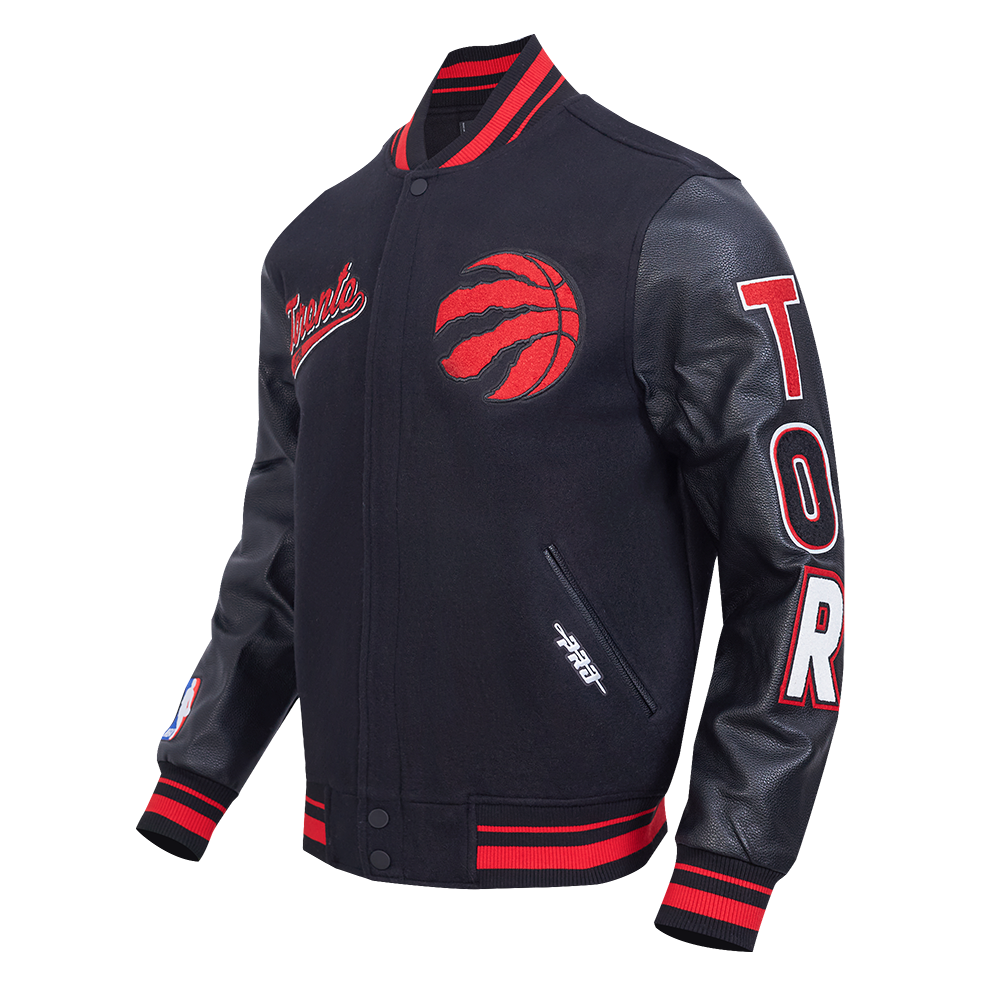 Toronto Raptors Script Tail Rib Wool Varsity