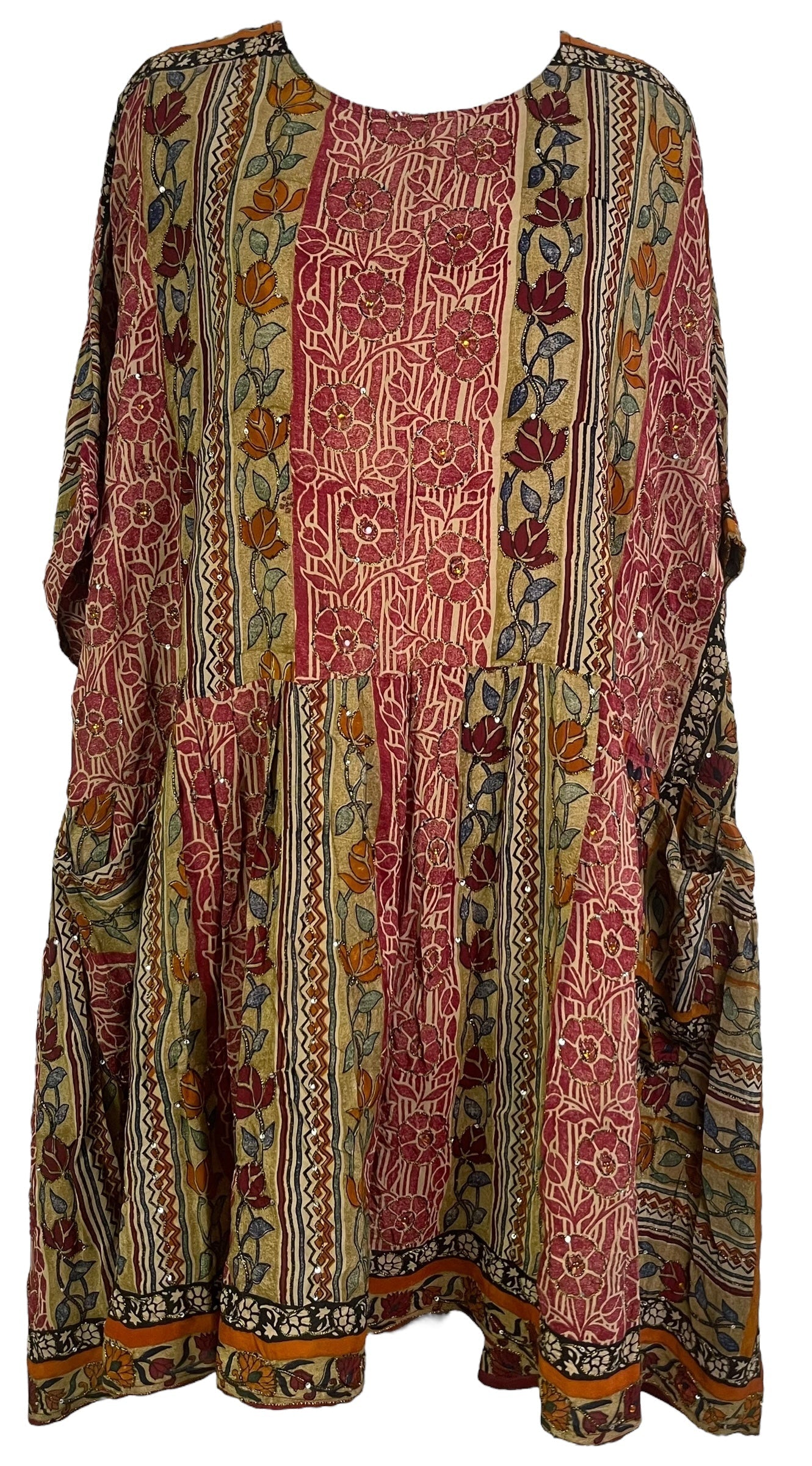 PRC7203 Avatar Pure Silk Boxy Babydoll Dress